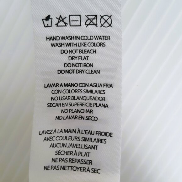 NWT Bebe Ribbed Mock Neck Side Lace Up Sleeveless Sweater Top L - Picture 7 of 7